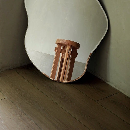 CIRCULAR STOOL - CLEAR L.A.