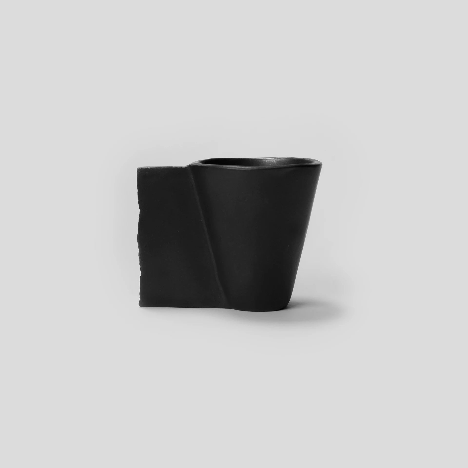 Stoneware Espresso Cup in Black — FORGE | Red Bank